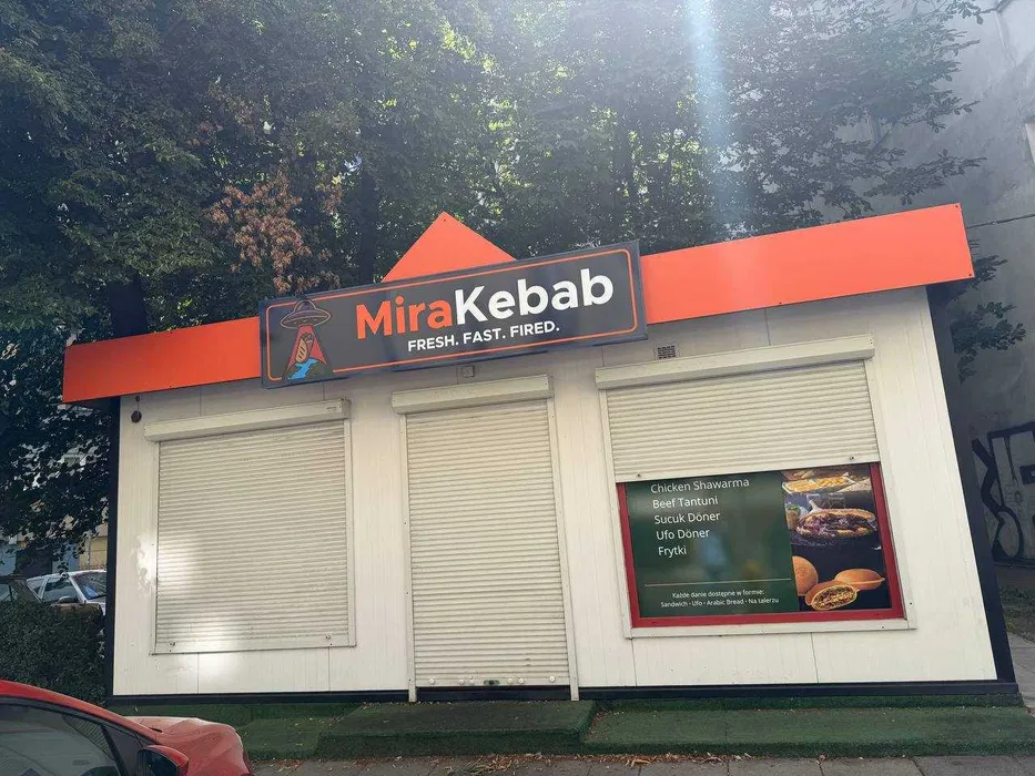 Działający punkt gastronomiczny MiraKebab (Wrocław, Krzyki) – gotowy biznes, wysoka ocena 4.7, pełne odbiory
