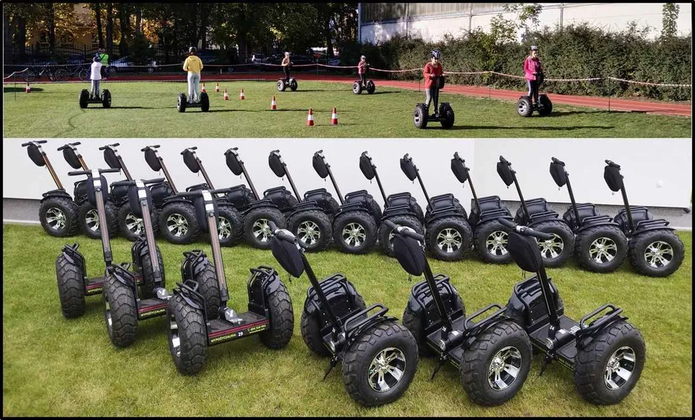Sprzedaż zestawu pojazdów elektrycznych typu Segway Velex